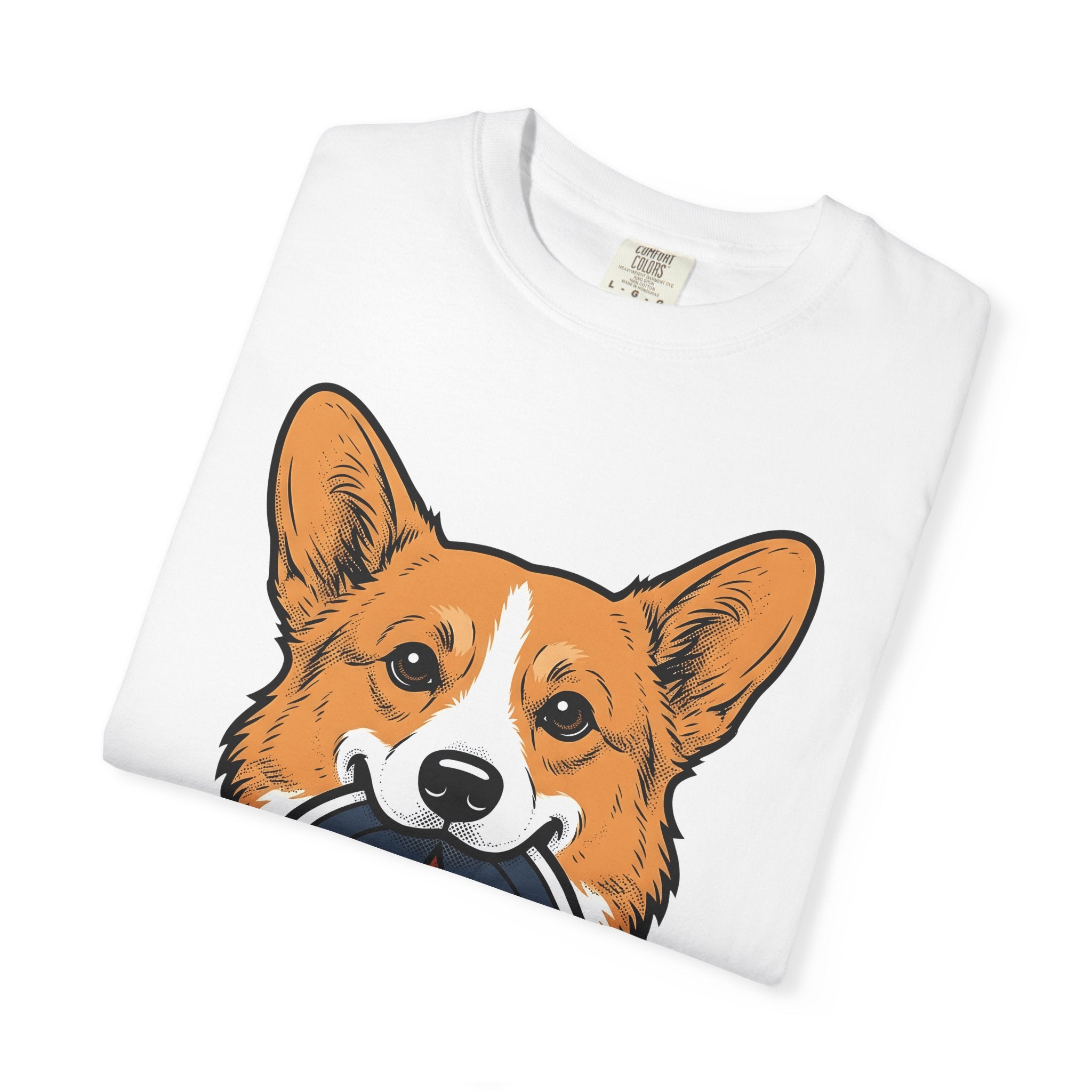 Corgi Puppy Shirt America 4Th Of July Pet Gift Women Graphic Tee Puppy T-Shirt Patriot Fan Corgi Tshirt Graphic Design Retro Star Shape