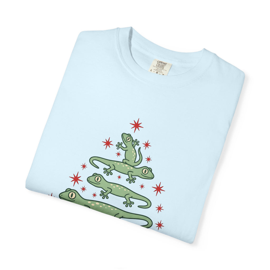 Gecko Group Shirt Christmas Pets Gift Women Cute Tee Lizard T-Shirt Xmas Fan Geckos Graphic Cute Tshirt Clean Twinkles Tshirt