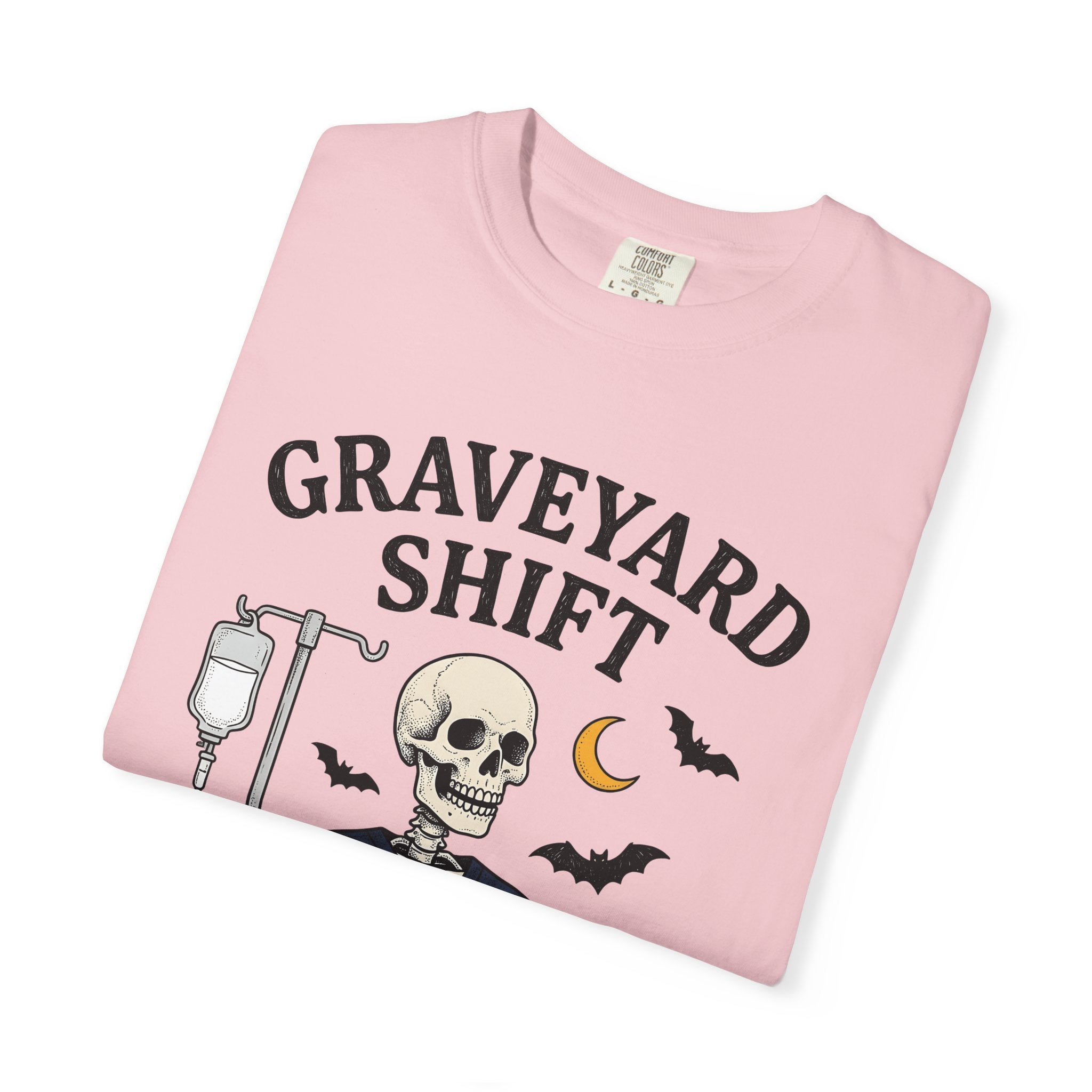 Skeleton Nurse Shirt Nurses Halloween Gift Women Cartoon Tee Bone T-Shirt Nursing Enthusiast Comic Tshirt Spooky Graphic Retro Coffee Mug