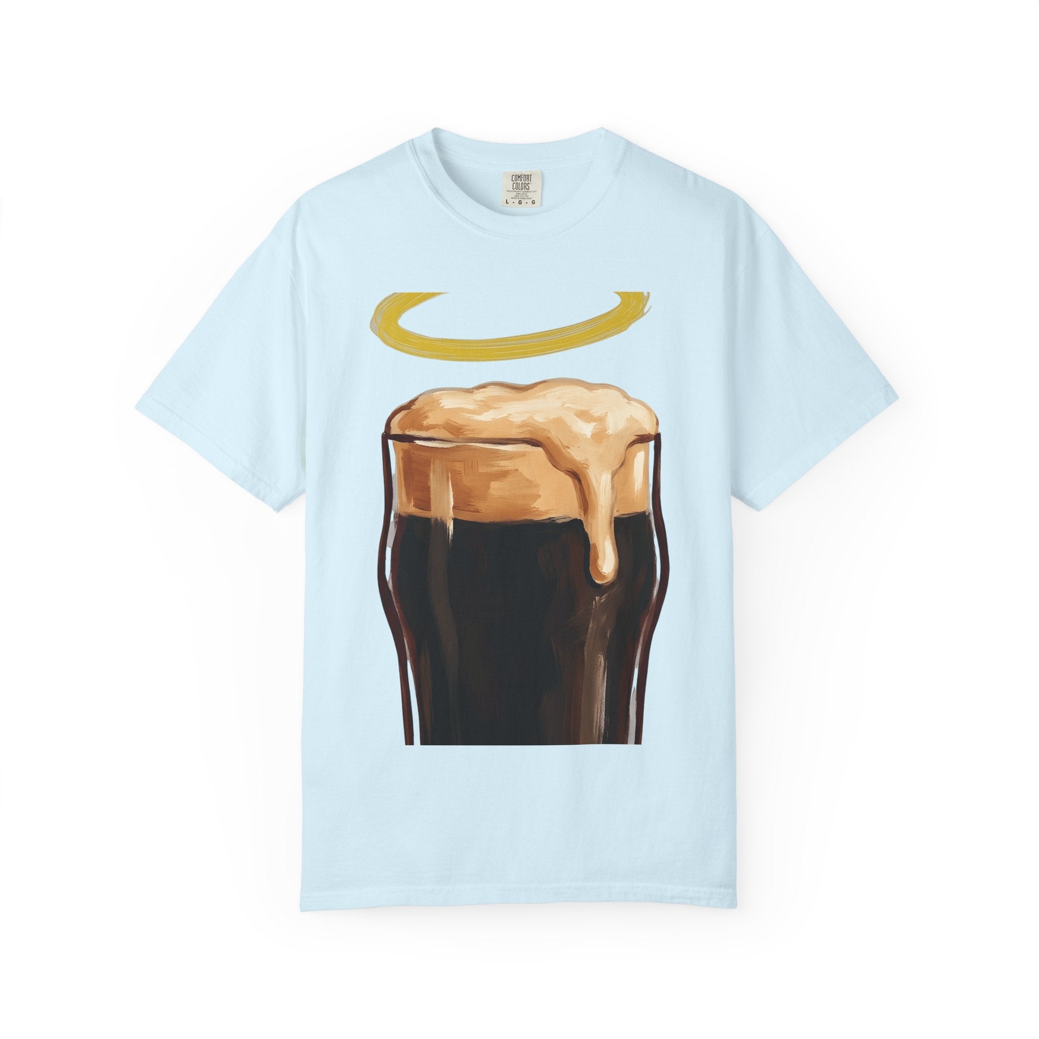 Beer Glass Shirt St Patricks Day Alcohol Gift Women Watercolor Tee Pint Glass T-Shirt Shamrock Fan Pint Glass Tshirt Boozy Graphic Simple