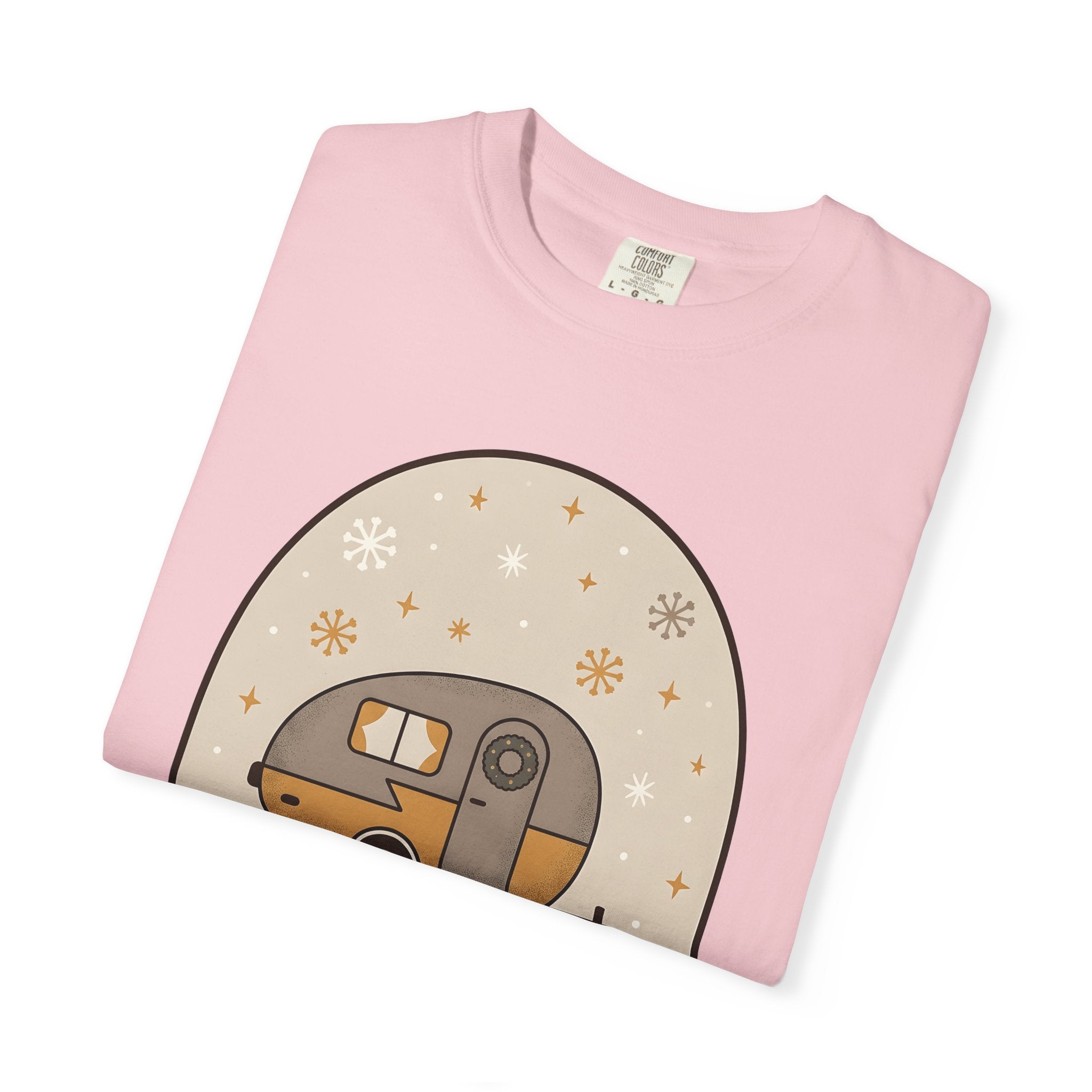 Classic Camper Shirt Christmas Hiking Gift Women Fun Tee Rv T-Shirt Christmas Fan Vintage Tshirt Trek Graphic Old-Fashioned Frost Flakes