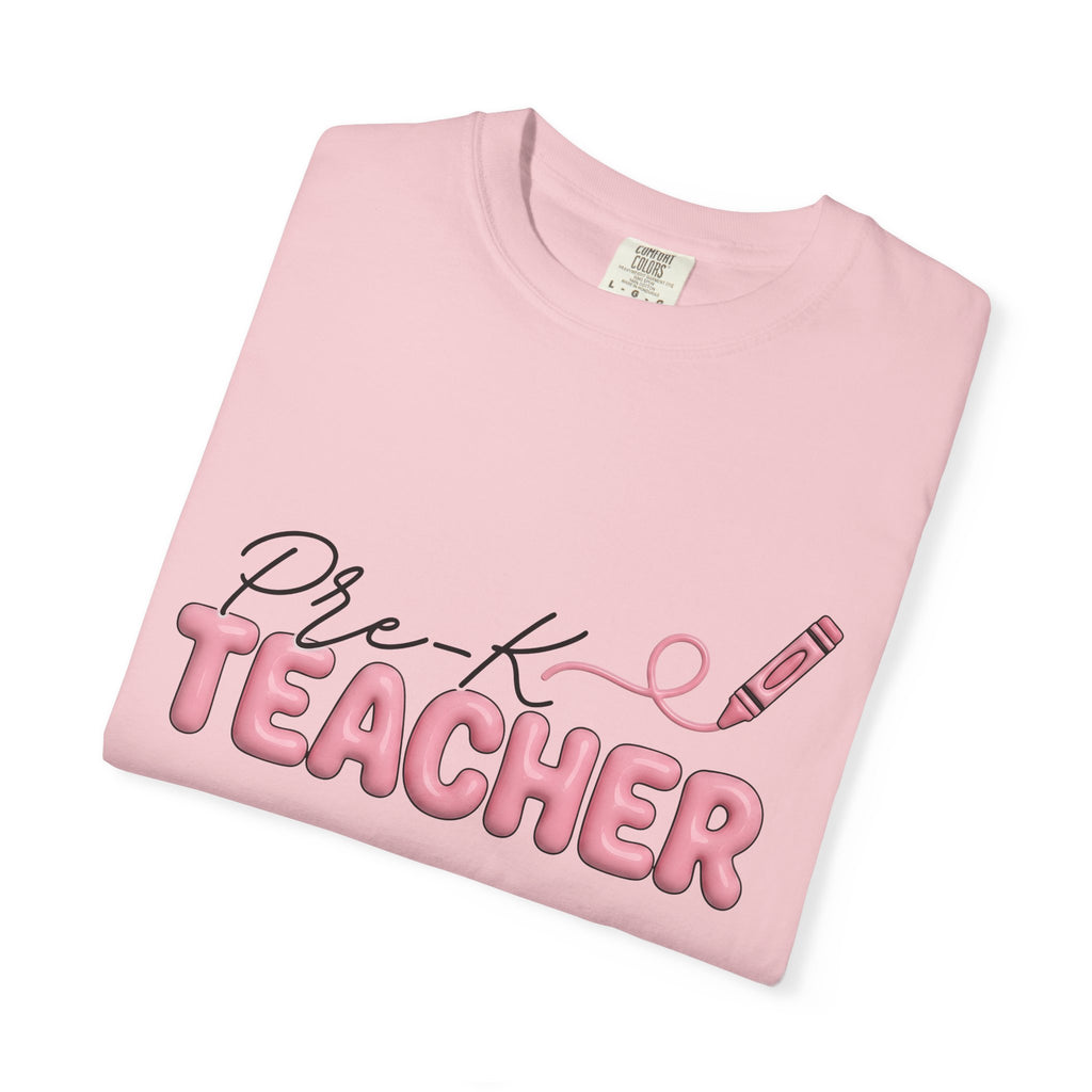 Crayon Illustration Shirt Teacher Education Gift Women Hand Drawn Tee Drawing T-Shirt Educator Enthusiast Illustrated Tshirt Learning