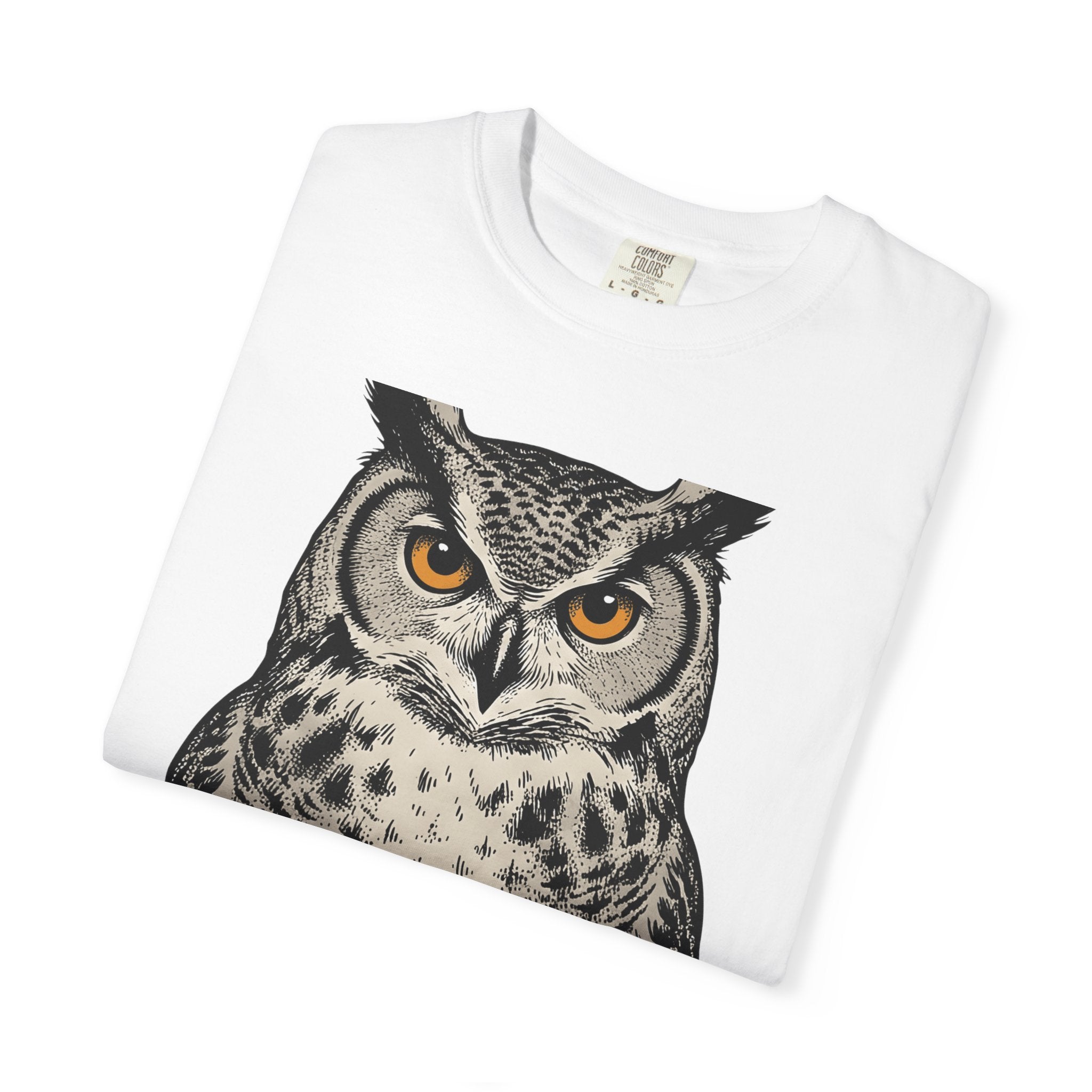 Owl Pocket Watch Shirt Owl Animal Gift Women Vintage Tee Pocket Watch T-Shirt Owl Enthusiast Antique Tshirt Wildlife Graphic Hand Drawn