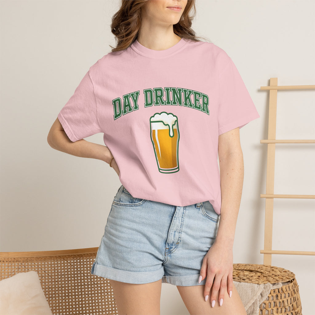 Pint Glass Shirt St Patrick's Day Liquor Gift Women Heavy Tee Beer Glass T-Shirt St Patricks Fan Pint Mug Graphic Classic Froth Tshirt