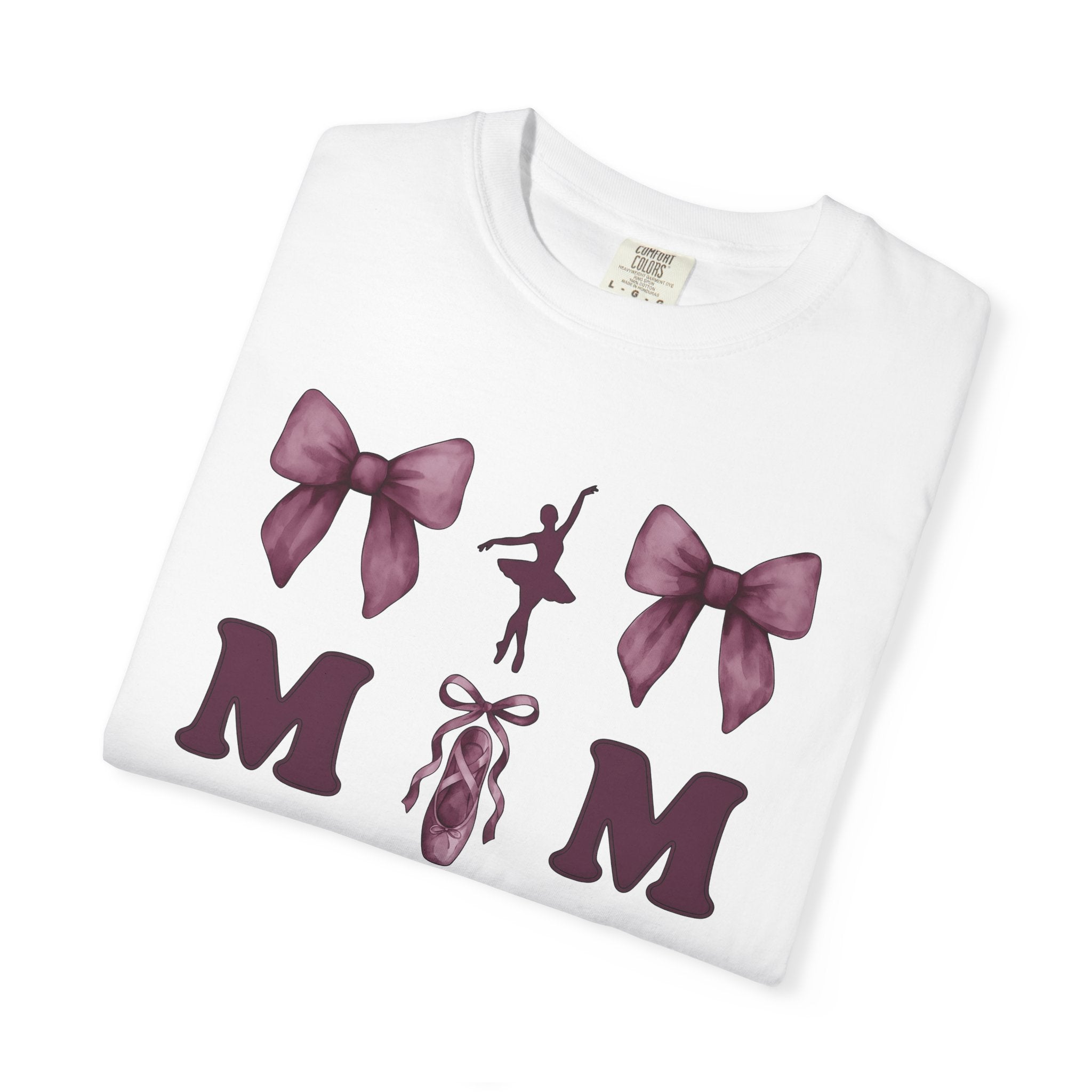 Ballet Dancer Shirt Moms Performance Gift Women Painted Tee Dancer T-Shirt Mom Enthusiast Illustrated Design Show Graphic Tie Tshirt