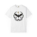 Bat Shirt Gothic Outdoors Gift Women Bohemian Tee Flying Fox T-Shirt Dark Fan Hippie Tshirt Nature Graphic Retro Flowers Tshirt