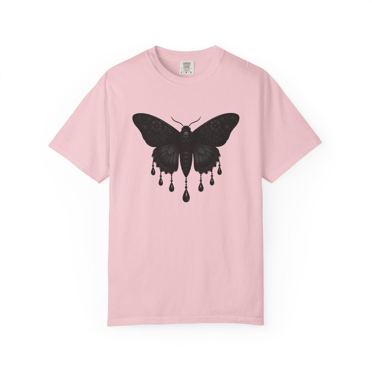 Spooky Moth Shirt Halloween Dark Unisex Gift Horror Art Tee Moth T-Shirt Horror