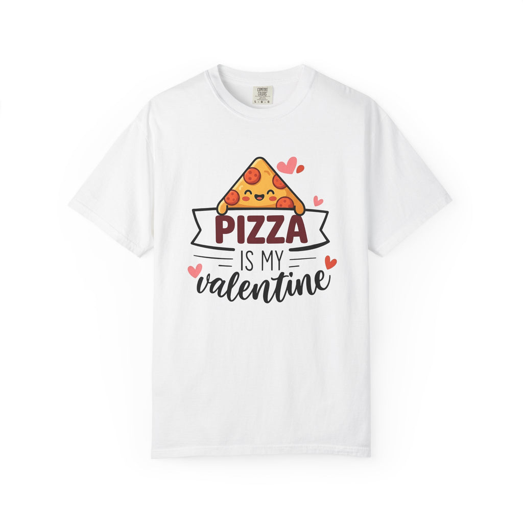 Pizza Slice Shirt Valentine Food Gift Women Kawaii Tee Pizza T-Shirt Valentine Fan Cute Tshirt Foodie Illustration Cartoon Hearts Tshirt