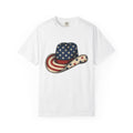 Cowboy Hat Shirt 4th Of July Patriotic Gift Women Vintage Tee Cowboy T-Shirt Independence Fan Western Tshirt American Graphic Retro Stars