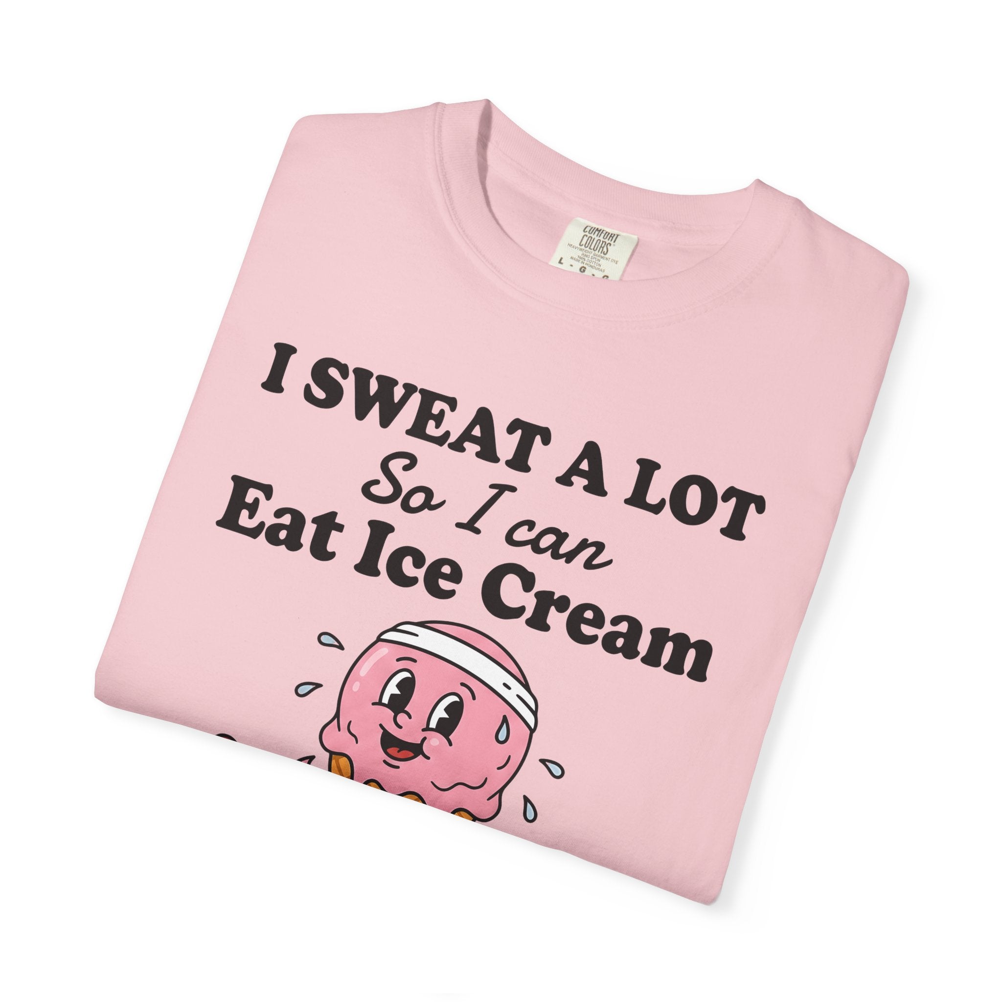 Ice Cream Cone Shirt Cute Fitness Gift Women Cartoon Tee Ice Cream T-Shirt Adorable Enthusiast Comic Tshirt Workout Graphic Retro Jump Rope