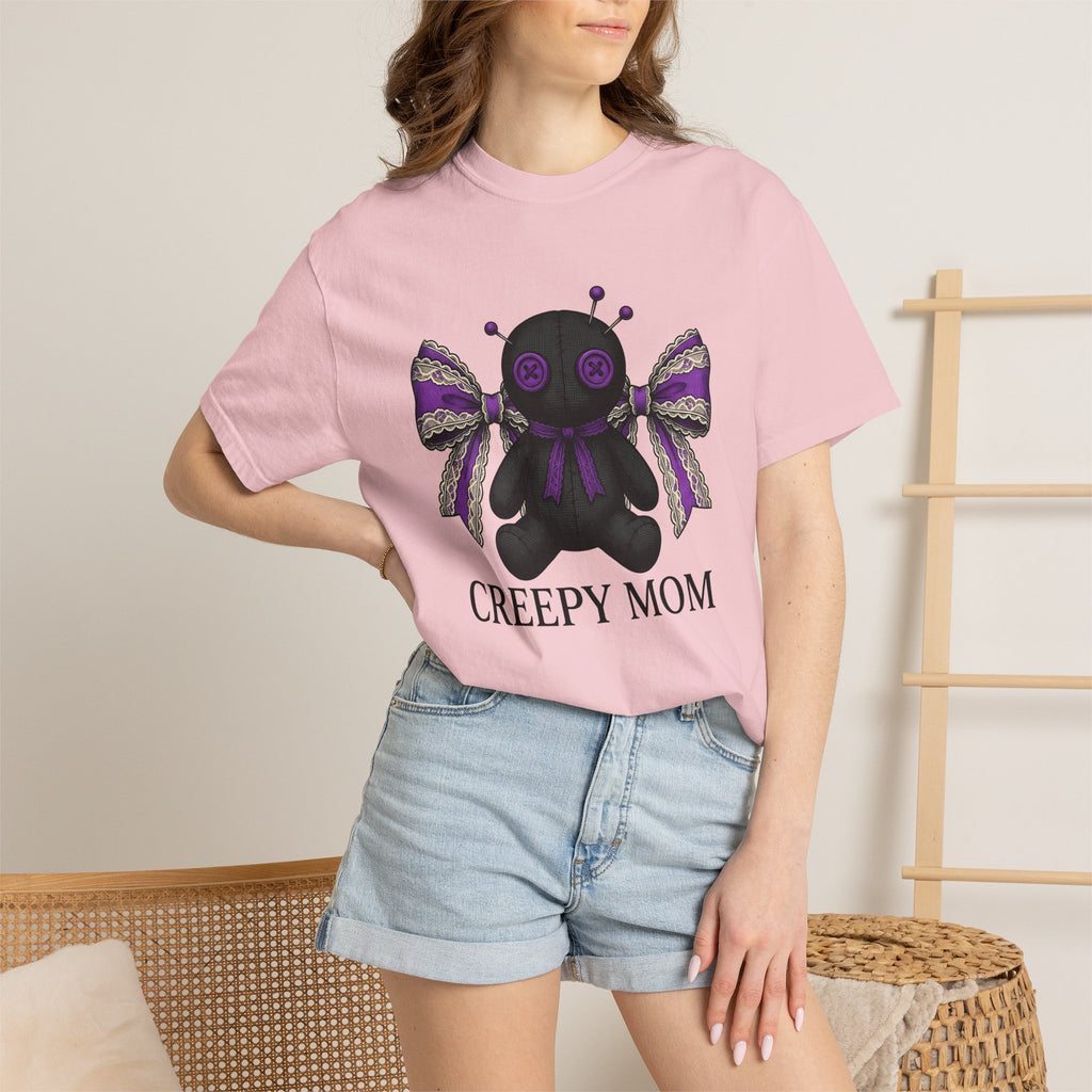 Hex Doll Shirt Halloween Ghost Gift Women Spooky Tee Voodoo Doll T-Shirt Horror Fan Creepy Tshirt Specter Graphic Classic Bow Tie Tshirt