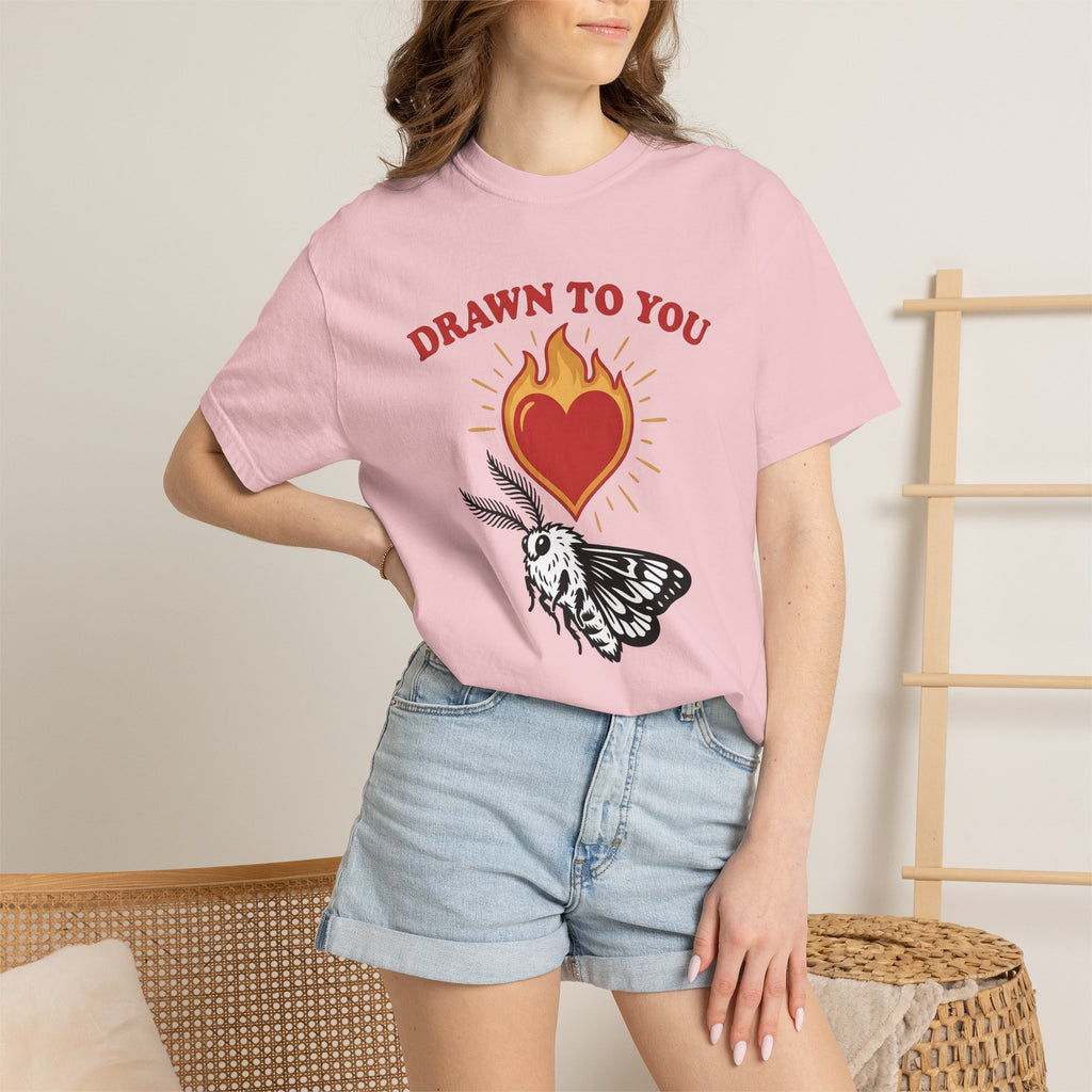 Flutter Heart Shirt Valentine's Day Passion Gift Women Striking Tee Heart T-Shirt Valentine's Fan Bold Tshirt Passion Graphic Old School