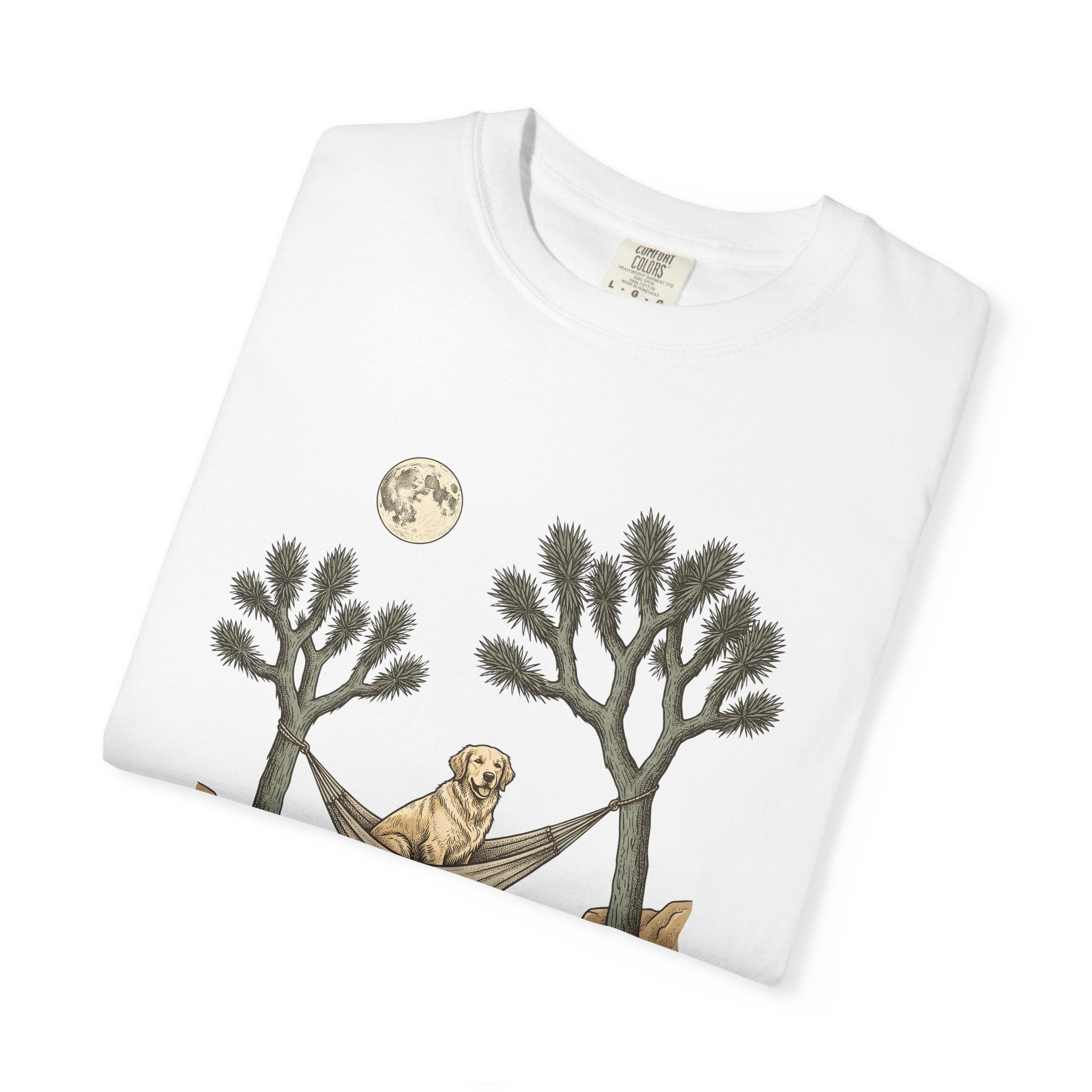 Retriever Dog Shirt Dog Hiking Gift Women Rustic Tee Retriever T-Shirt Dog Fan Canine Graphic Tshirt Line Art Sling Tshirt