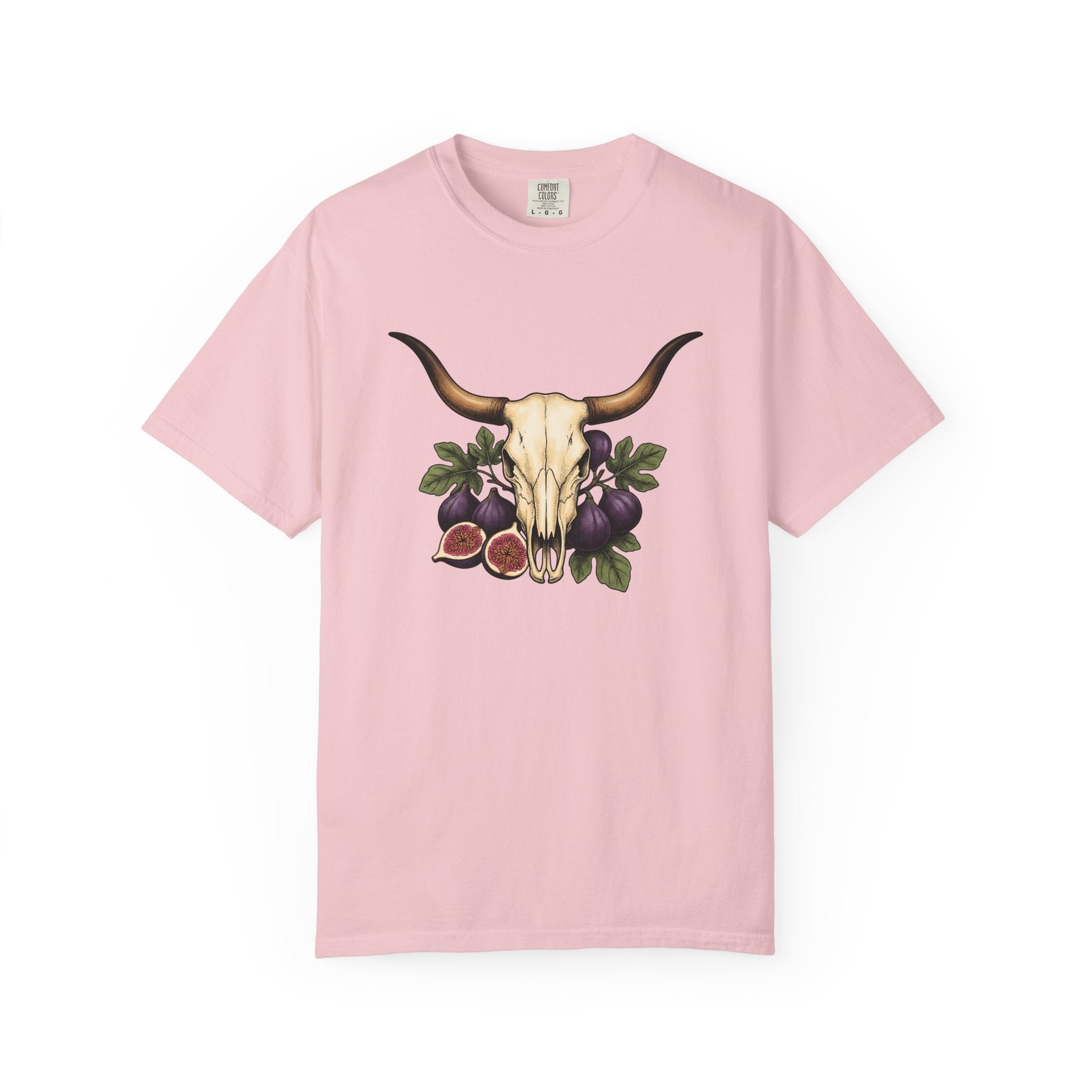 Cattle Skull Shirt Cowgirl Country Gift Women Native Tee Cow Skull T-Shirt Rodeo Fan Western Tshirt Rural Graphic Sketch Fruit Tshirt