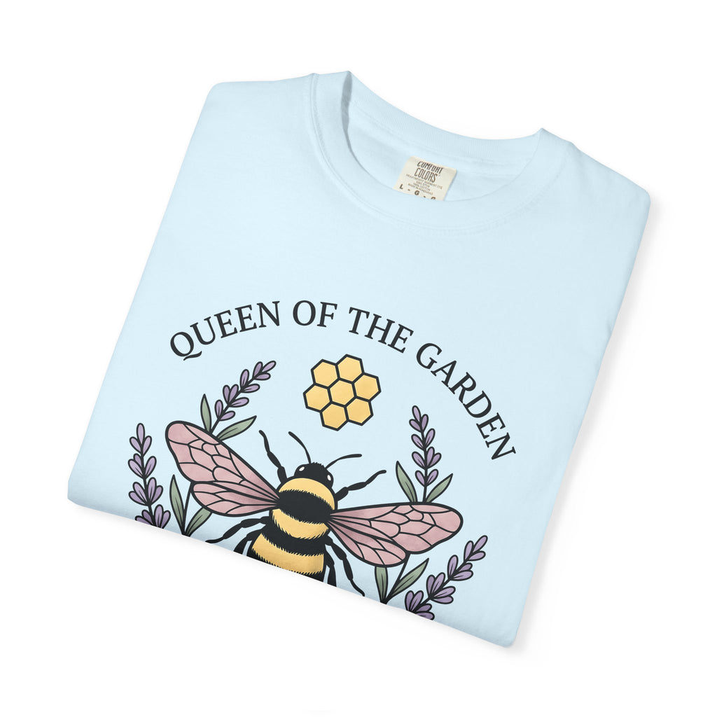 Honeybee Art Shirt Boho Chic Environment Gift Women Garden Tee Bee Art T-Shirt Bohemian Fan Botanical Tshirt Eco Graphic Hand Drawn Herb