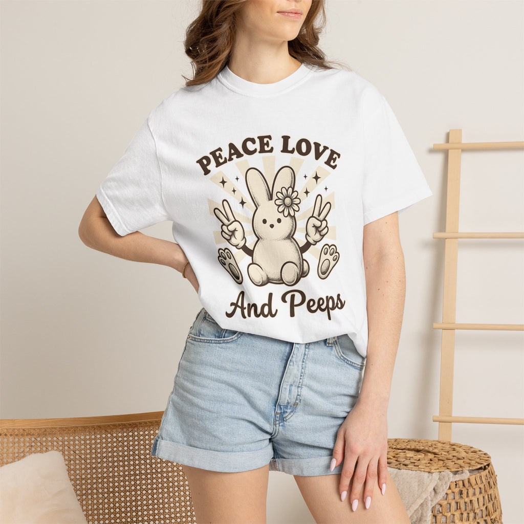 Rabbit Candy Shirt Easter Rabbit Gift Women Vintage Tee Candy T-Shirt Easter Fan Sweets Tshirt Bunny Graphic Retro Hand Gesture Tshirt