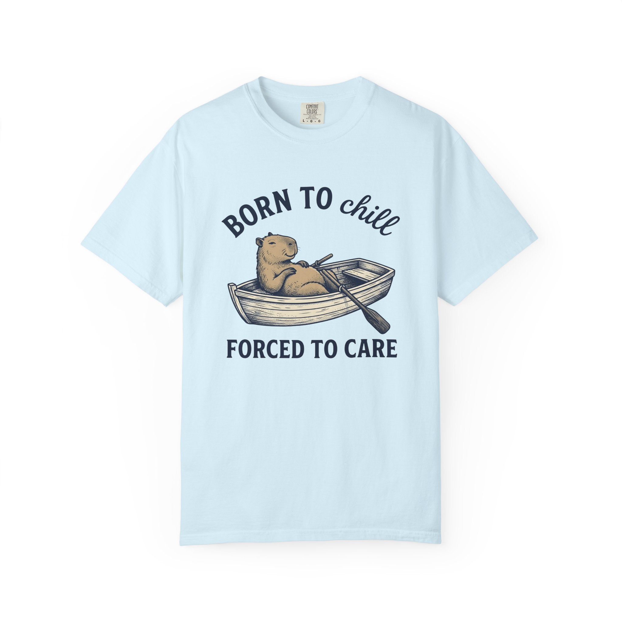 Capybara Raft Shirt Funny Wildlife Gift Women Retro Tee Rodent T-Shirt Humor Fan Vintage Tshirt Animal Graphic Sketch Paddle Tshirt