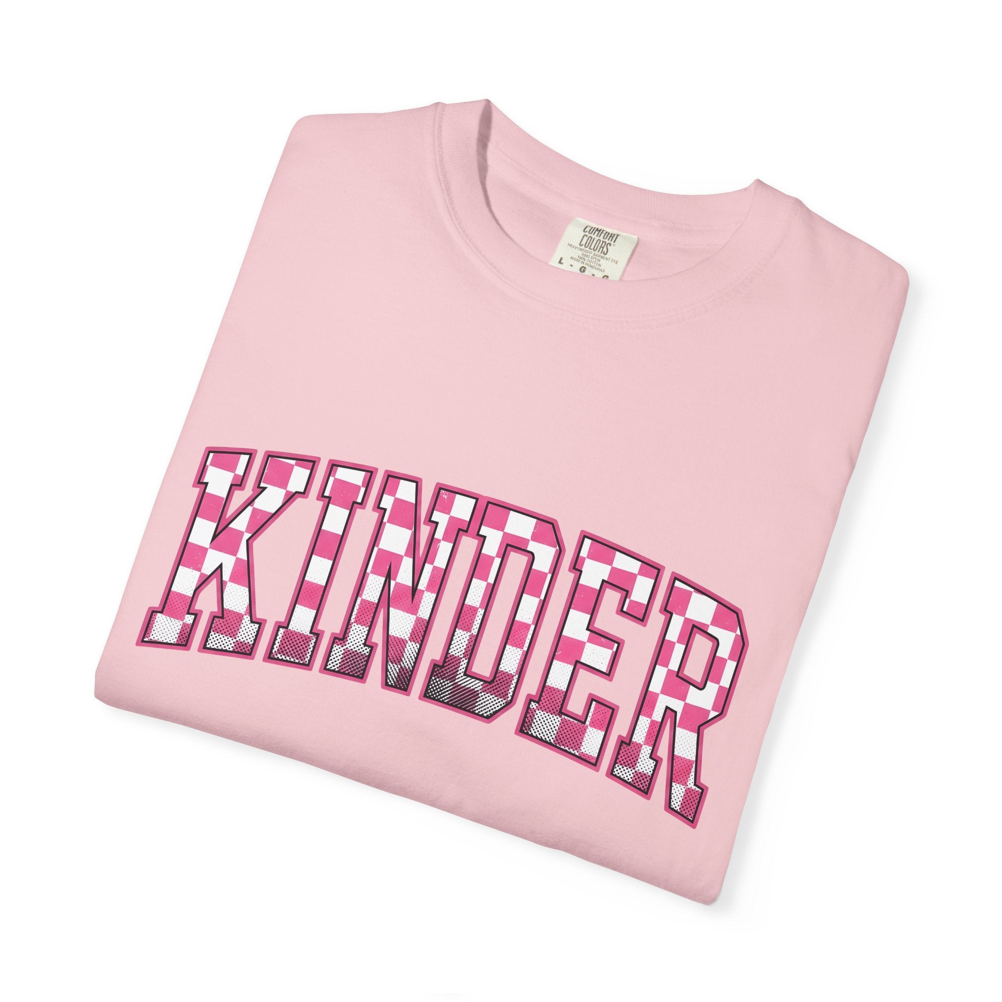 Checkerboard Varsity Letters Shirt Teachers Education Gift Women Strong Tee Letterman T-Shirt Educator Enthusiast Bold Tshirt Learning