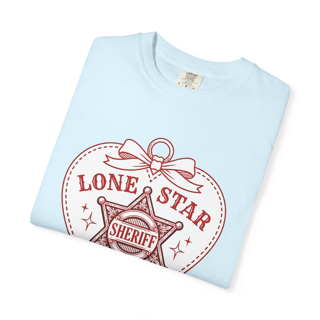 Marshal Emblem Shirt Cowgirl Western Gift Women Folk Tee Badge T-Shirt Rodeo Fan Cowboy Graphic Illustration Sketch Valentine Tshirt