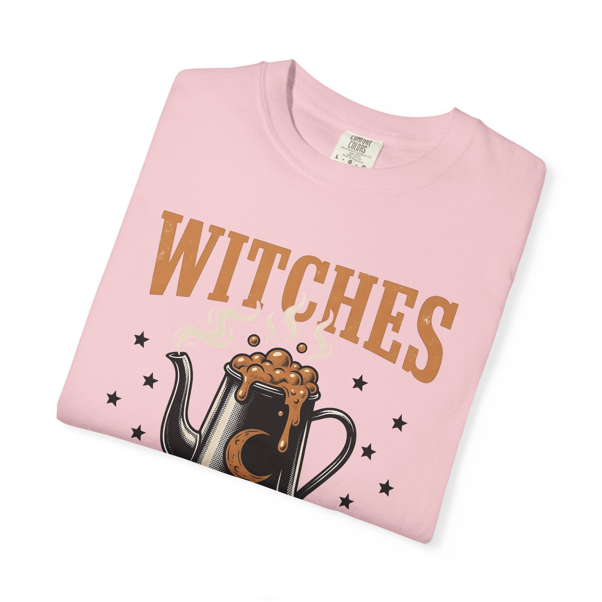 Simmering Kettle Shirt Halloween Sorcery Gift Women Cartoon Tee Whistling Kettle T-Shirt Horror Fan Caricature Tshirt Magic Graphic Sketch