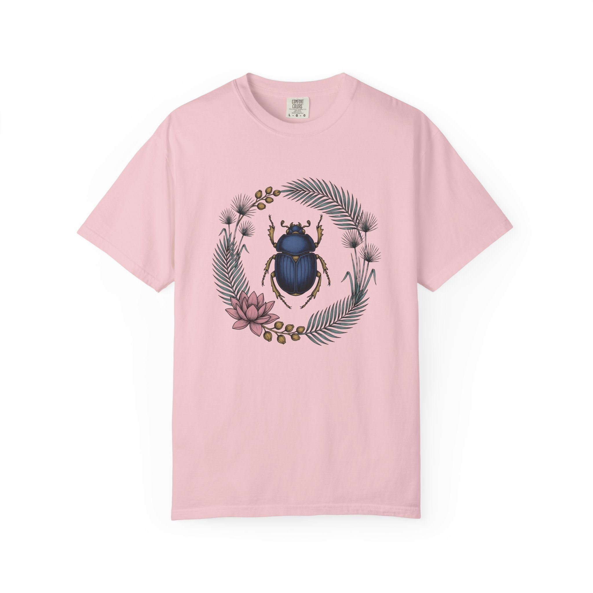 Bug Illustration Shirt Cottagecore Outdoors Gift Women Floral Tee Insect T-Shirt Cottagecore Fan Botanical Tshirt Nature Graphic Retro Water