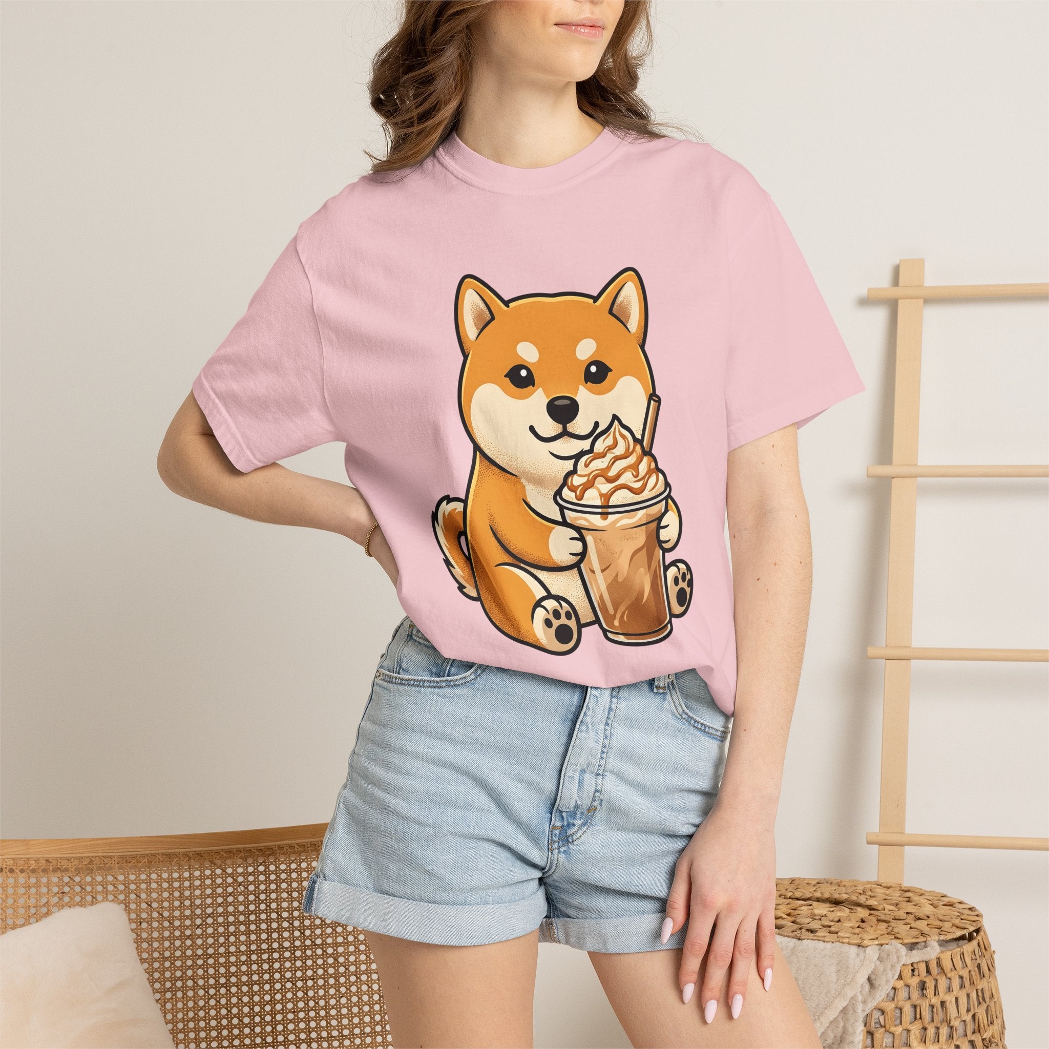 Shiba Inu Espresso Shirt Coffee Pet Gift Women Anime Tee Shiba T-Shirt Coffee Fan Manga Tshirt Dog Graphic Doodle Caramel Brew Tshirt