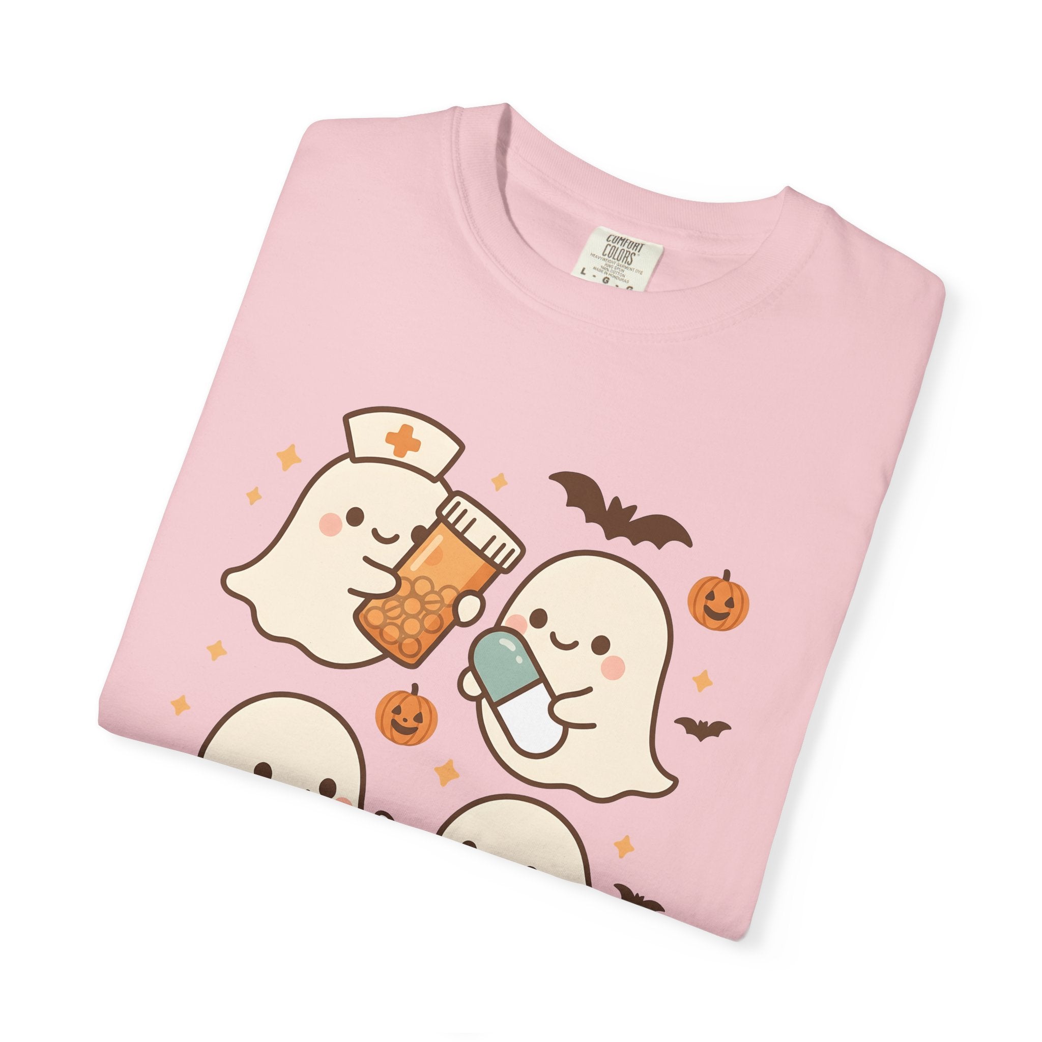 Phantom Nurse Shirt Nurses Festival Gift Women Chibi Tee Nurse T-Shirt Nursing Enthusiast Cute Tshirt Carnival Graphic Animated Gourd Tshirt