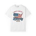 Usa Flag Map Shirt 4th Of July Patriotic Gift Women Distressed Tee American Map T-Shirt Independence Day Enthusiast Retro Tshirt American