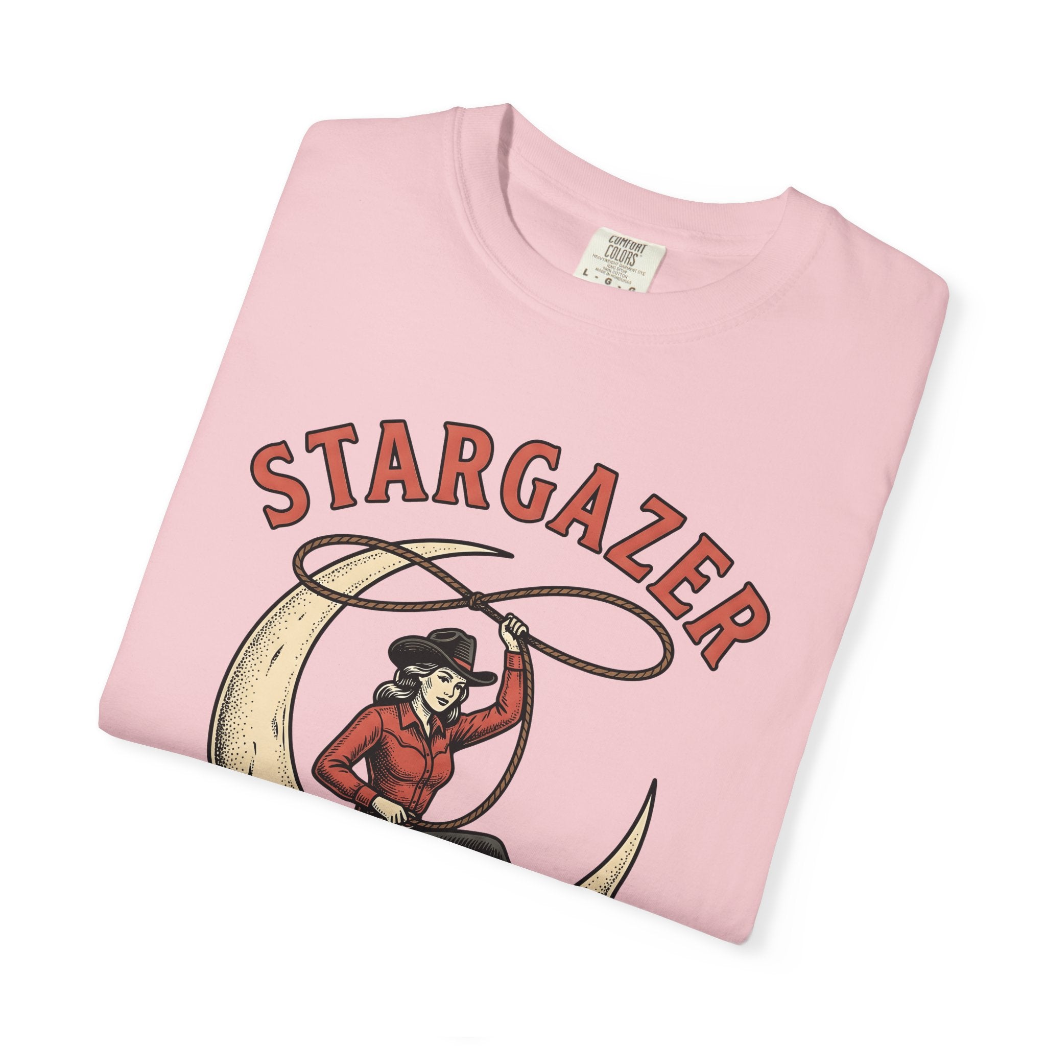 Cowgirl Moon Shirt St. Valentines Day Cowboy Gift Women Rustic Tee Moonlight T-Shirt Valentine Fan Country Tshirt Rodeo Graphic Classic Rope