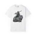 Warrior Cat Shirt Cat Fantasy Gift Women Vintage Tee Feline T-Shirt Cat Fan Retro Tshirt Mythical Graphic Hand Drawn Sword Tshirt