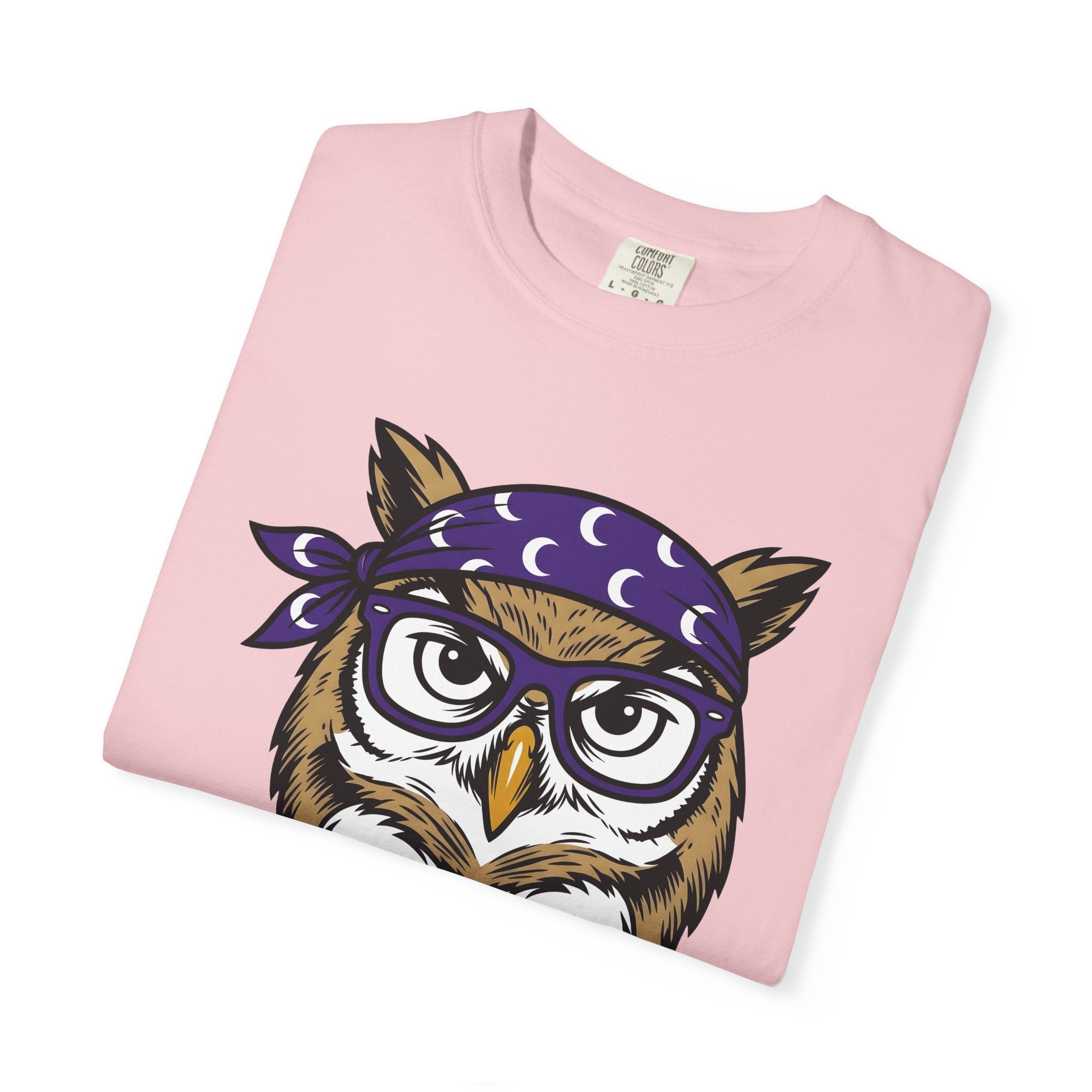 Owl Glasses Shirt Teachers Fauna Gift Women Illustration Tee Owl T-Shirt Educator Enthusiast Graphic Tee Wildlife Graphic Old School Head