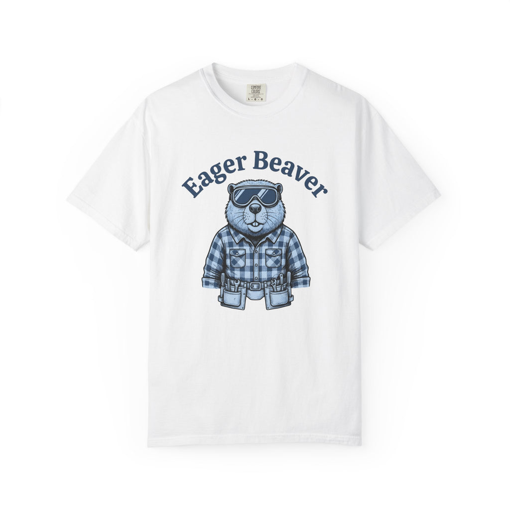 Beaver Mascot Shirt Animal Clothing Gift Women Comic Tee Beaver T-Shirt Wildlife Fan Cartoon Tshirt Fashion Graphic Retro Utility Belt