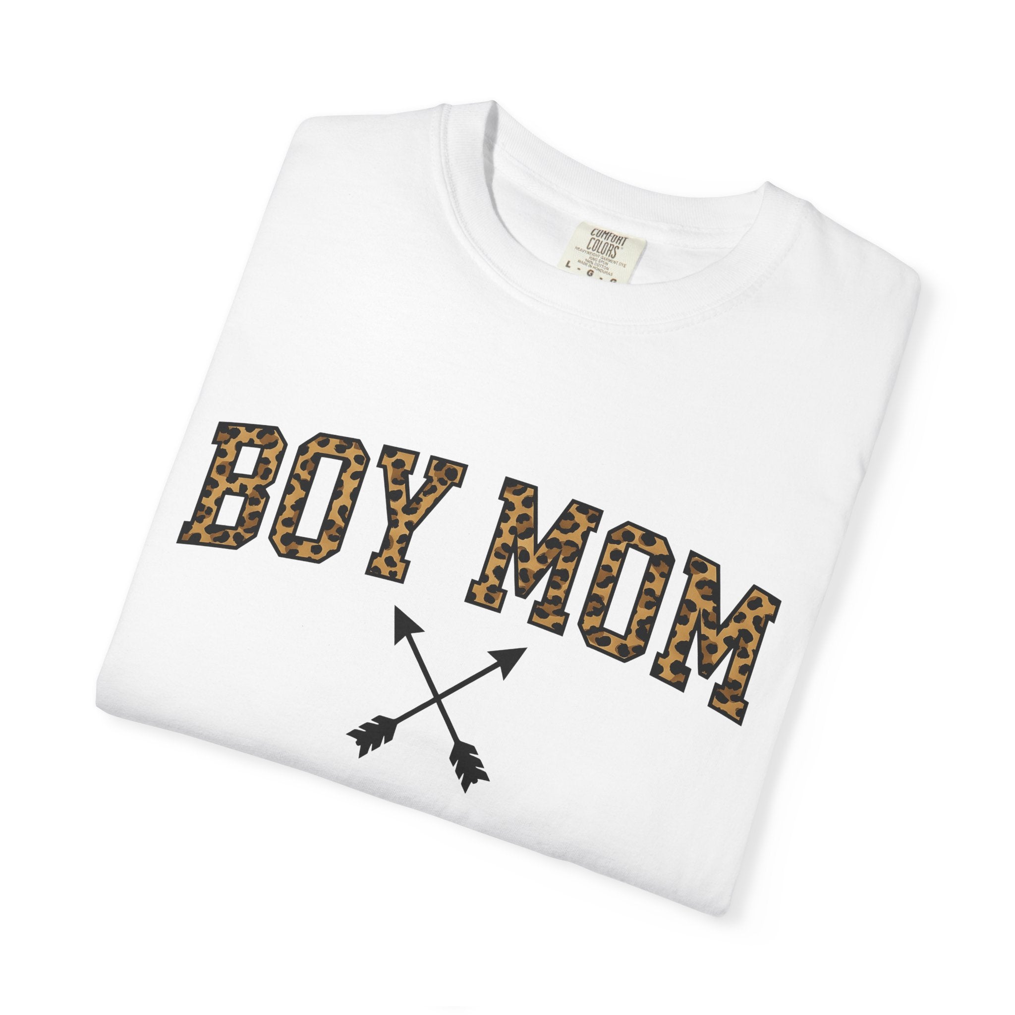 Spotted Text Design Shirt Moms Nature Print Gift Women Thick Tee Typography T-Shirt Motherhood Fan Bold Tshirt Wilderness Graphic Bare Arrow