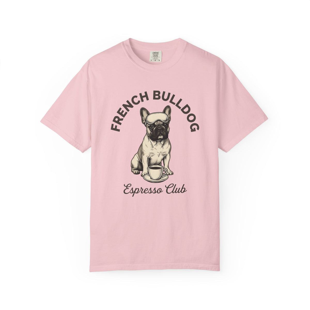 Frenchie Dog Shirt Dog Espresso Unisex Gift Retro Tee French Bulldog T-Shirt Dog