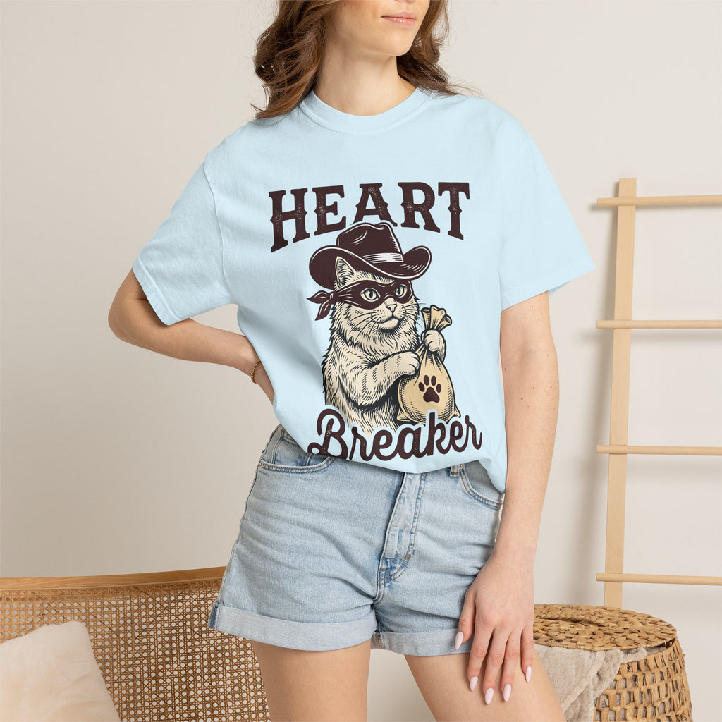 Cowboy Cat Shirt Cat Humor Gift Women Vintage Tee Kitty Cat T-Shirt Feline Fan Retro Tshirt Funny Graphic Hand Drawn Money Bag Tshirt