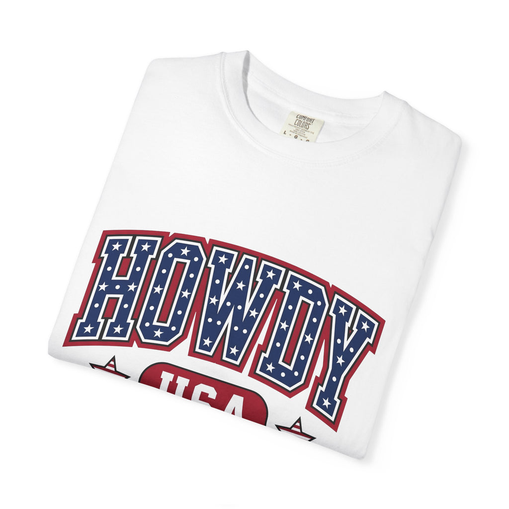 Usa Stars Shirt America Cowboy Gift Women Graphic Tee Stars T-Shirt American Fan Typography Tshirt Rodeo Graphic Classic Star Stripes Tshirt