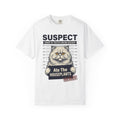 Fluffy Cat Shirt Cat Humor Gift Women Vintage Tee Kitten T-Shirt Feline Fan Retro Tshirt Funny Graphic Hand Drawn Mugshot Tshirt