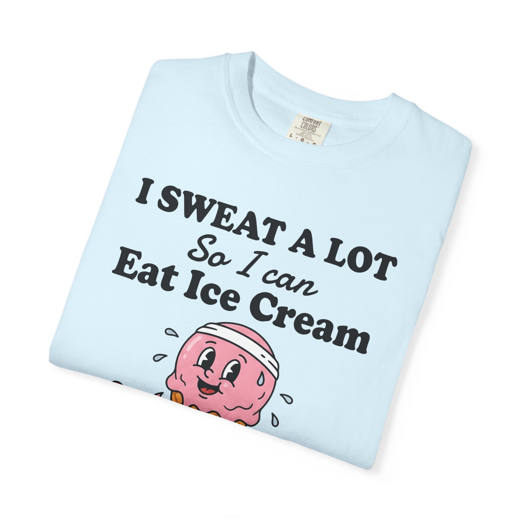 Ice Cream Cone Shirt Cute Fitness Gift Women Cartoon Tee Ice Cream T-Shirt Adorable Enthusiast Comic Tshirt Workout Graphic Retro Jump Rope