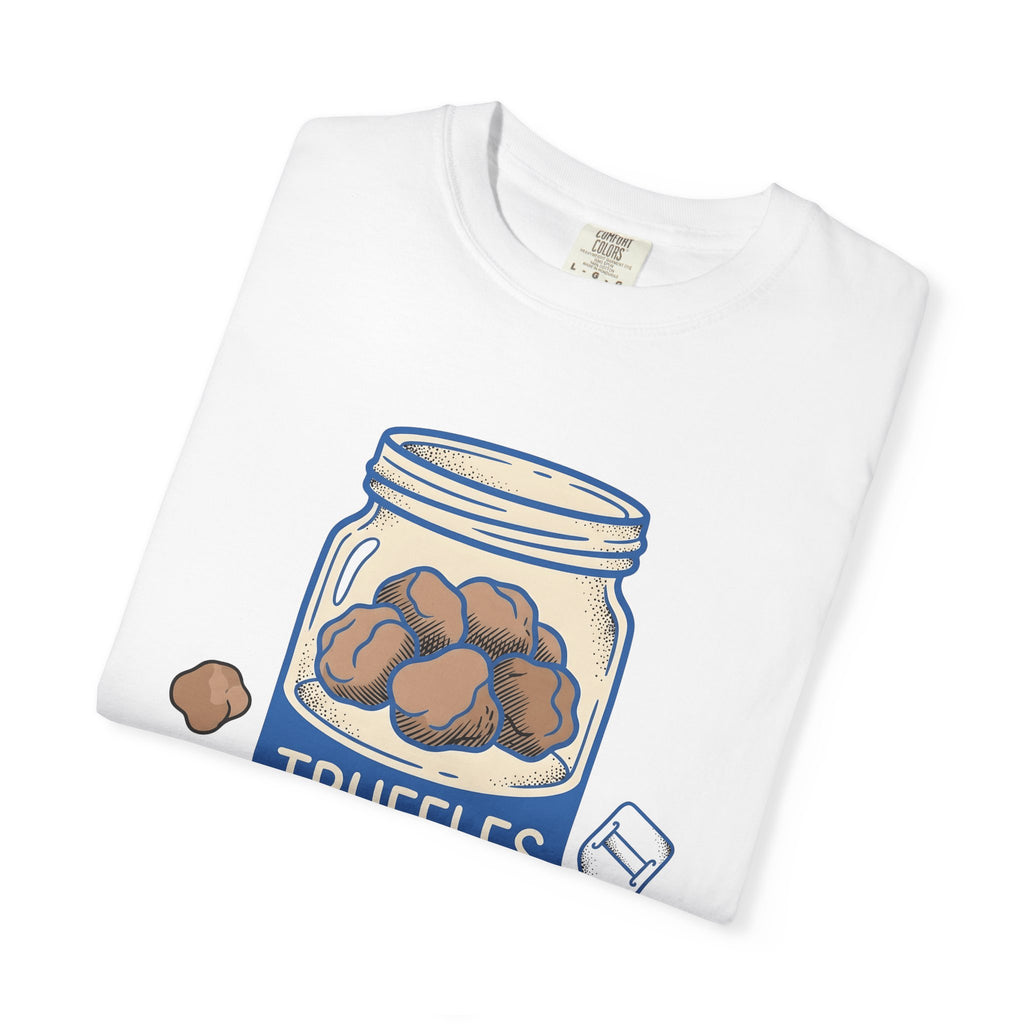 Truffle Bottle Shirt Foraging Gastronomy Gift Women Cartoon Tee Truffle Jar T-Shirt Forager Fan Truffle Illustration Foodie Graphic Classic
