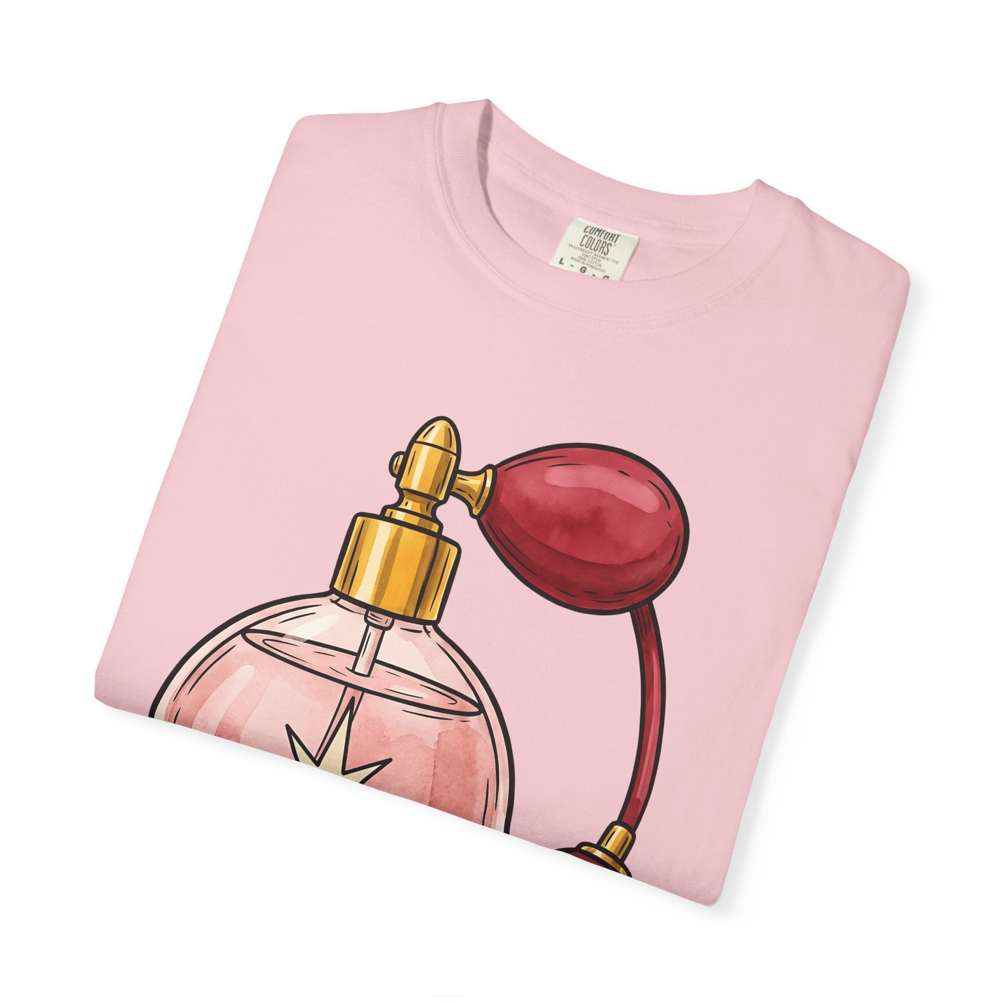 Scent Bottle Shirt St. Valentine's Day Outfit Gift Women Acrylic Tee Perfume Bottle T-Shirt Valentine Fan Painted Tshirt Clothing Graphic