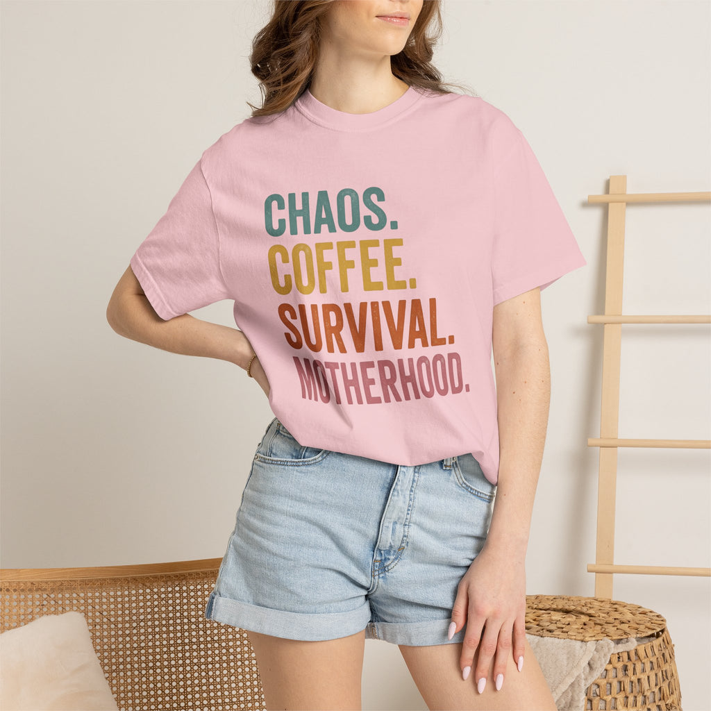 Confident Message Shirt Moms Mocha Gift Women Whimsical Tee Empowerment T-Shirt Motherhood Enthusiast Quirky Tshirt Coffee Graphic Classic