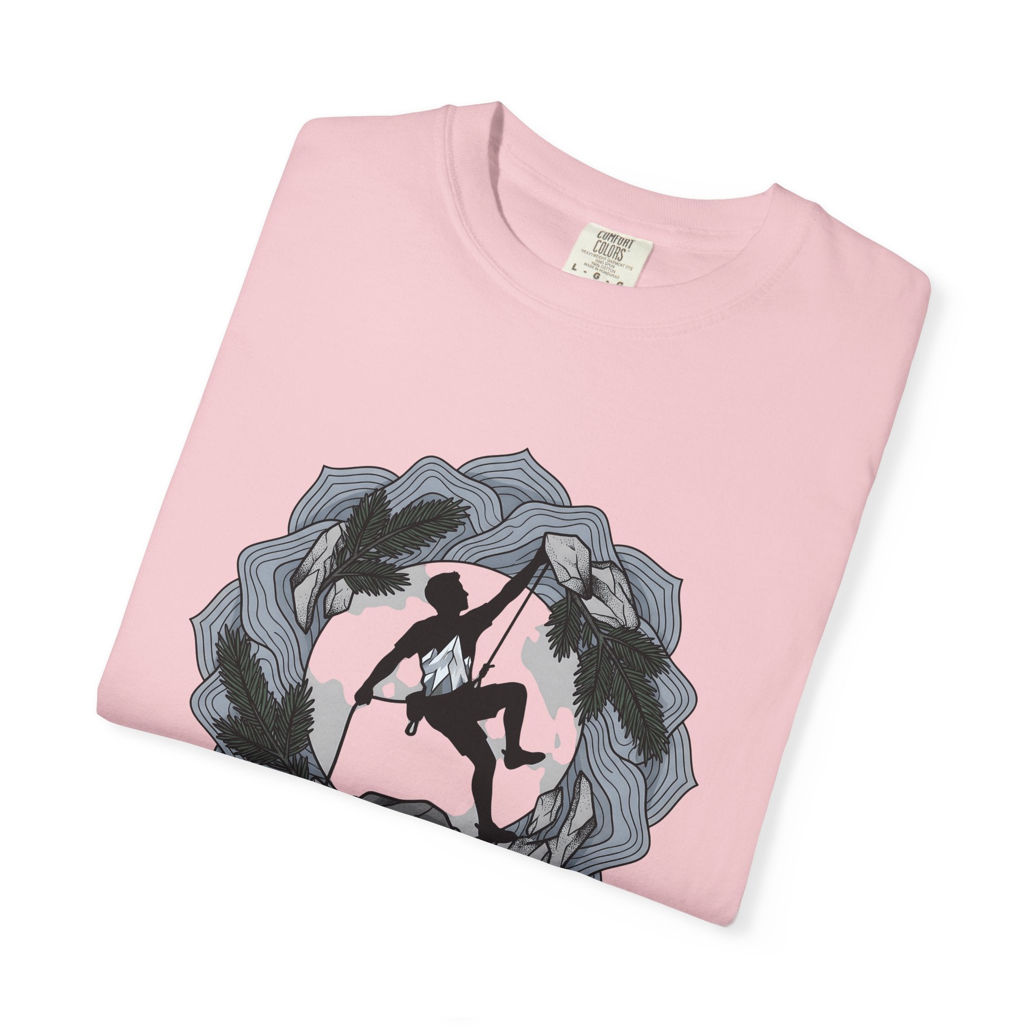 Climbing Sport Shirt Sports & Activities Travel Gift Women Cartoon Tee Rock Climbing T-Shirt Athlete Fan Cartoon Tshirt Adventure Graphic