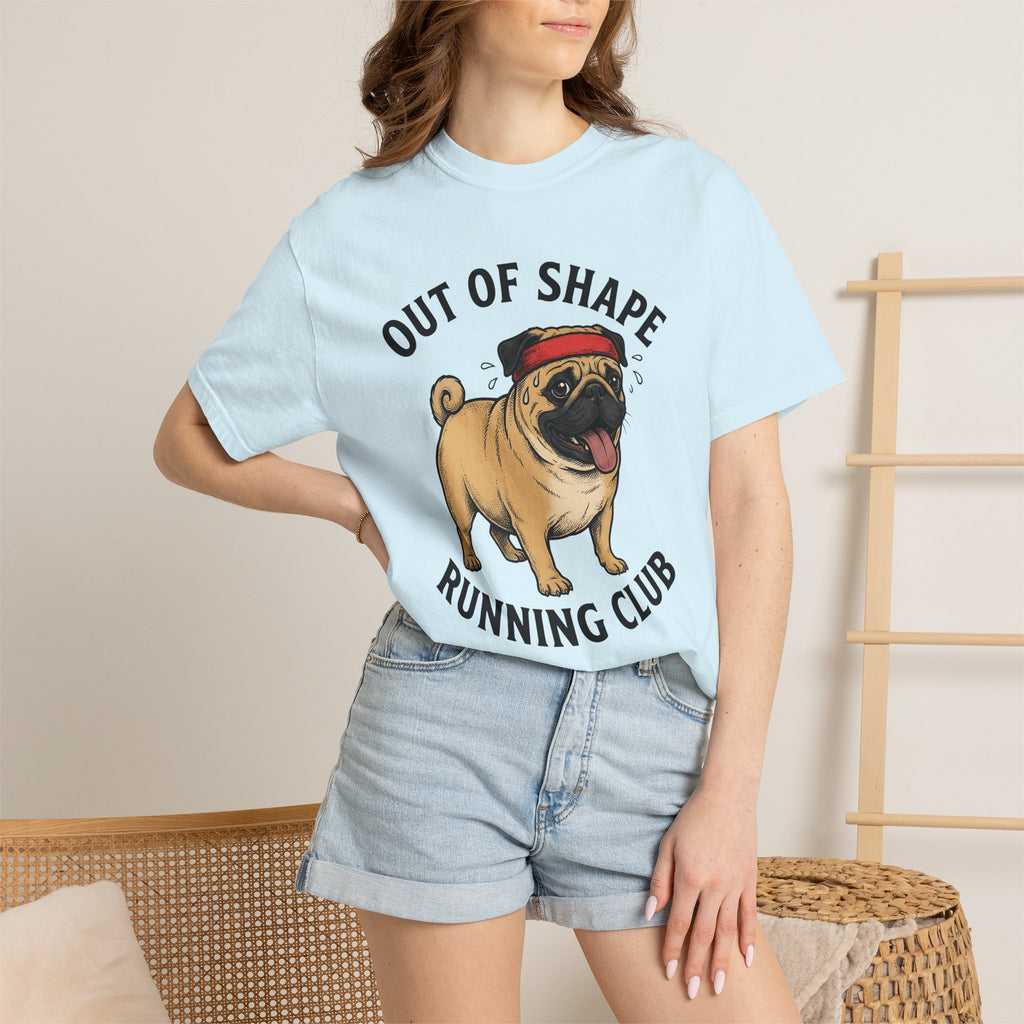 Pug Dog Shirt Sports Humor Gift Women Cartoon Tee Pug T-Shirt Athlete Fan Comic Tshirt Funny Graphic Vintage Sweat Drops Tshirt