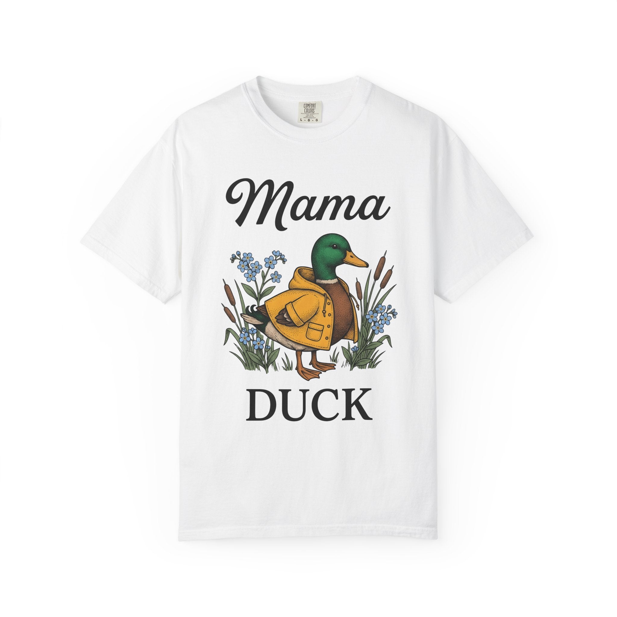 Duck Shirt Moms Wildlife Gift Women Classic Tee Duck T-Shirt Mom Fan Ducks Tshirt Wildlife Graphic Doodle Floral Tshirt