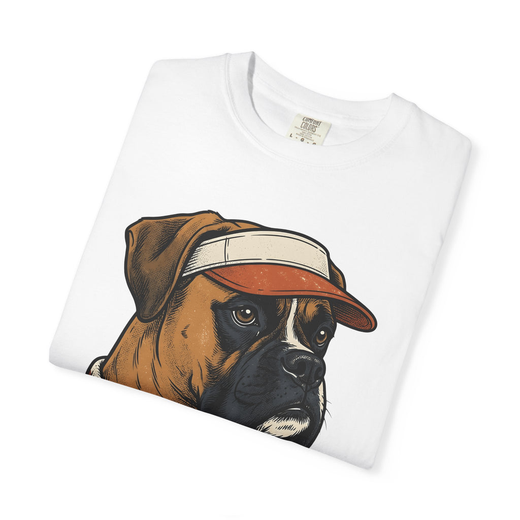 Boxer Canine Shirt Dog Pet Care Gift Women Old School Tee Boxer Dog T-Shirt Dog Owner Fan Boxer Art Tshirt Pet Grooming Graphic Cartoon