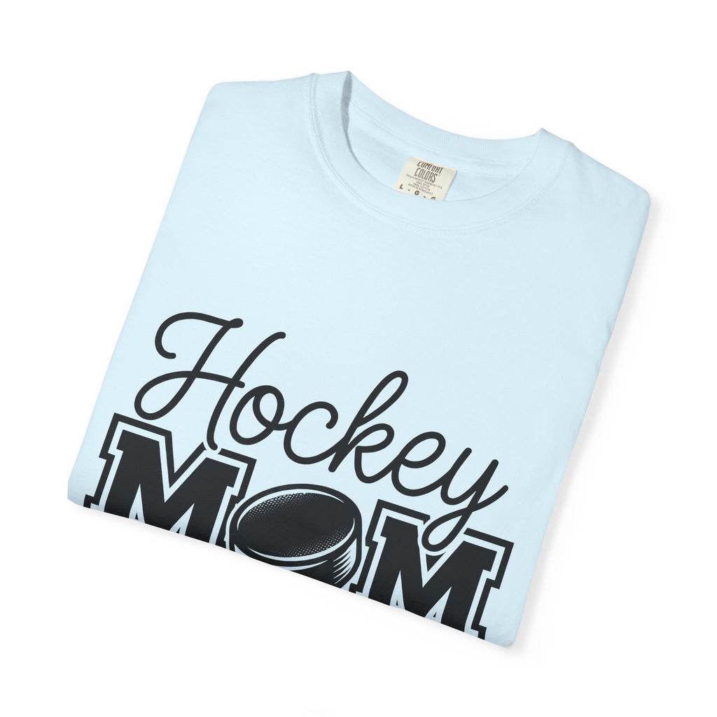 Hockey Puck Shirt Moms Exercise Gift Women Game Day Tee Puck T-Shirt Mother Enthusiast Gameday Tshirt Fitness Graphic Striking College