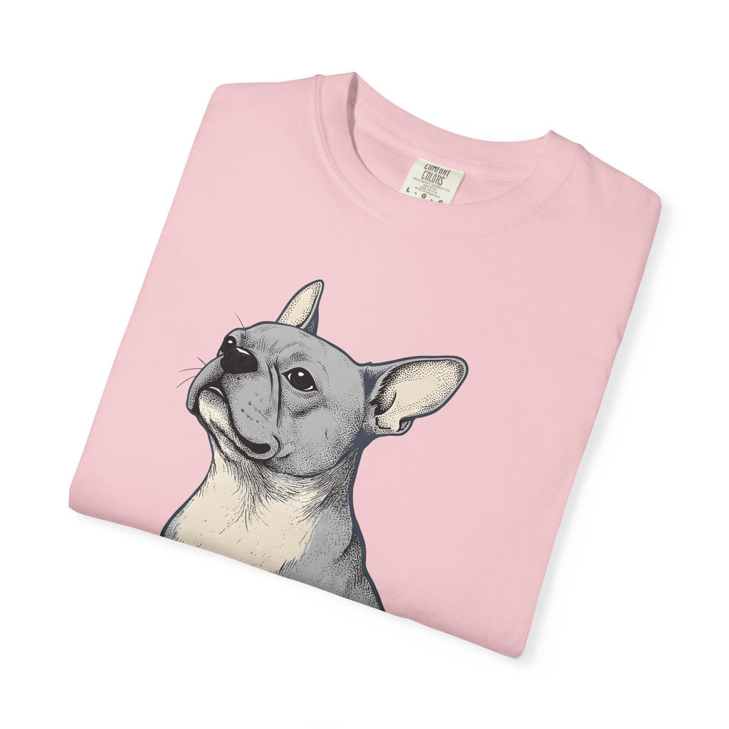 French Bulldog Shirt Dog Pets Gift Women Cartoon Tee Bulldog T-Shirt Dog Fan Pug Tshirt Animal Graphic Old School Resting Stance Tshirt