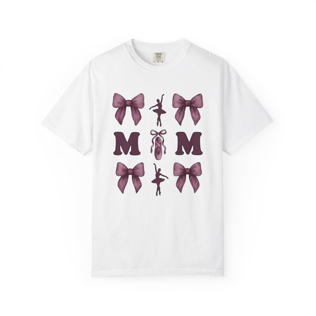 Ballet Dancer Shirt Moms Performance Gift Women Painted Tee Dancer T-Shirt Mom Enthusiast Illustrated Design Show Graphic Tie Tshirt