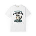 Raccoon Trash Bin Shirt Funny Creatures Gift Women Caricature Tee Trash Panda T-Shirt Humor Fan Cartoon Tshirt Animal Graphic Old School