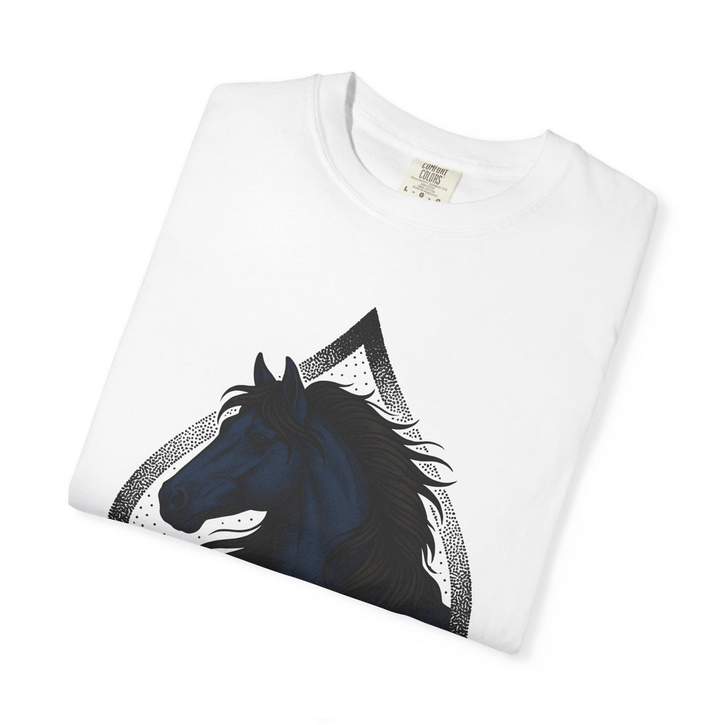 Horse Ace Shirt Cowgirl Cowboy Gift Women Traditional Tee Stallion T-Shirt Rodeo Fan Classic Tshirt Cowboy Graphic Retro Hair Tshirt